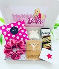 BARBIE GIFT Little Girls Personalised Birthday spa box Barbie letterbox gift set