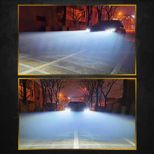 For Cadillac STS 2005-2011 2x H11 Front LED Headlight Low Beam Lamp Bulbs 6000K - Picture 7 of 9