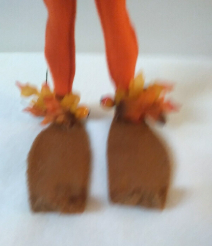 Annalee 12" Fall Elf Doll Poseable Cloth Wire Doll Autunm Thanksgiving Day Decor - Picture 12 of 15