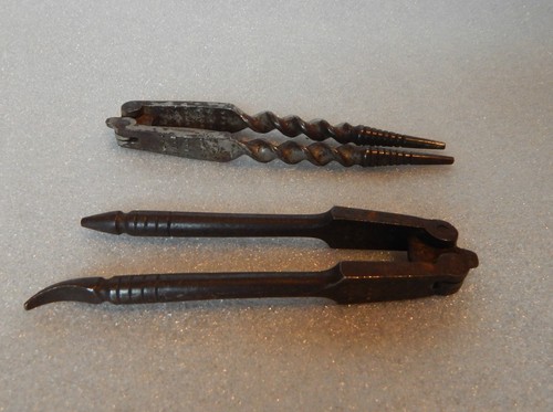 Vintage edwardian steel Nut crackers x2 - Picture 4 of 4