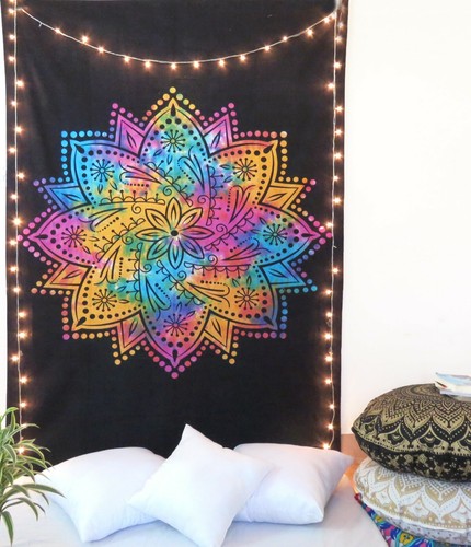 Mandala Tapestry Indian Wall Hanging Decor Bohemian Hippie Queen Twin Poster New - Picture 12 of 516