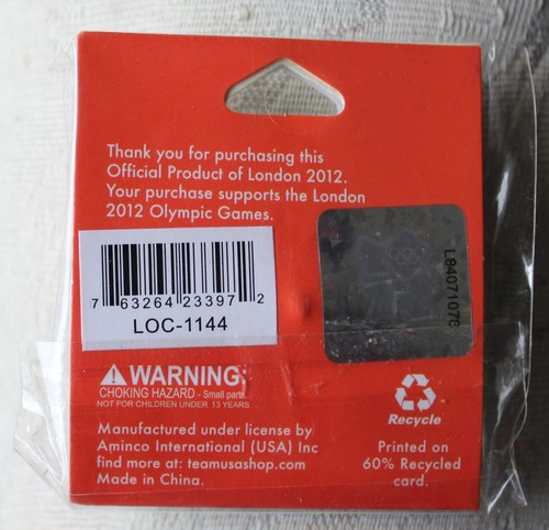 loc 1144 London 2012 Olympics Authentic Budge button pin NEW - Picture 2 of 2