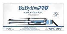 BaBylissPRO Nano Titanium Prima2000 Flat/curling Travel Size Dual V 3/4" 420F