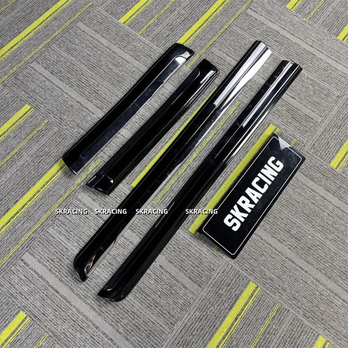 Chrome+Black Side Door Body Guard Molding Strip Fits Toyota Land Cruiser 2008-21 - Picture 8 of 9