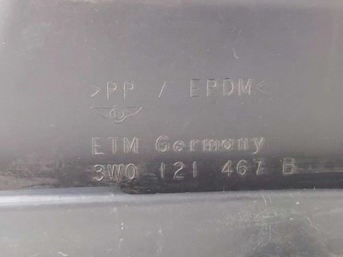 2005 BENTLEY CONTINENTAL GT FRONT LEFT AIR DUCT 3W0121467B - Picture 7 of 7