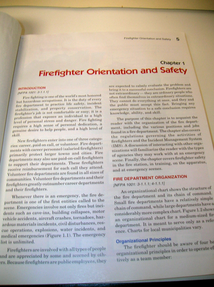 Essentials of Fire Fighting Book 4th Edition 1998 Paperback IFSTA