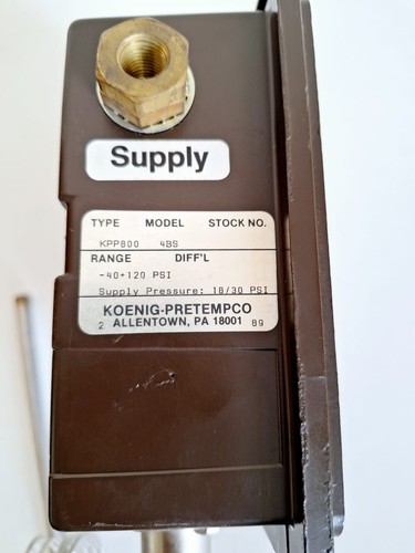 Koenig-Pretempco KPP800 4BS Pneumatic Temperature Controller Range -40+120 PSI - Picture 2 of 5