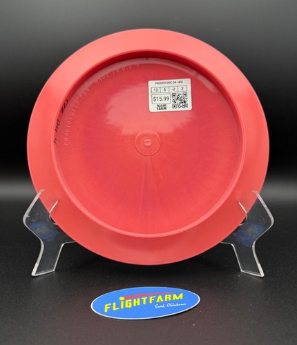 Prodigy Disc Distance Driver D4 400 Plastic 172grams Rose 12/5/-2/2 - Picture 2 of 6