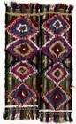 2.9x3.8 Ft Colorful Vintage Handmade Central Anatolian Kilim, Wall Hanging