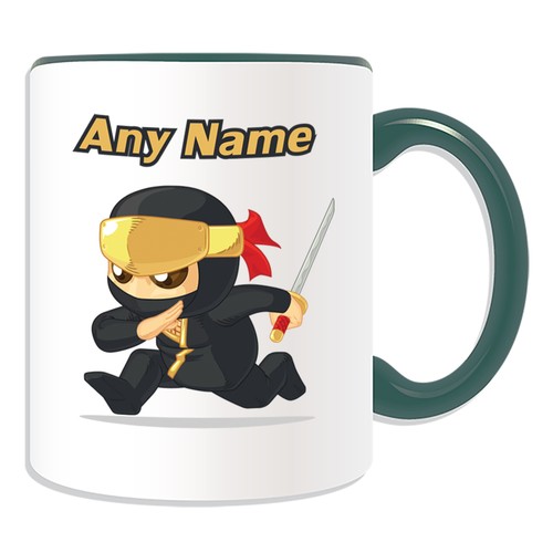 Personalisiertes Geschenk Ninjutsu Ninja Becher Geldbox Tasse Kung Fu Kung Fu Japan Japanisch - Bild 12 von 20