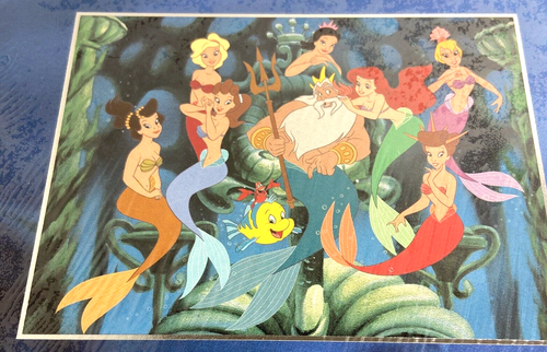 Juego de cuatro portafolio de litografía exclusiva de Disney's La Sirenita - Imagen 5 de 8