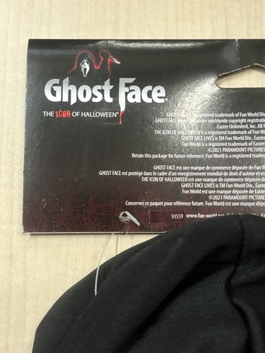 FunWorld 93559 Aged Scream 3 4 5 6 Ghost Face Lives Costume Mask Zombie - Picture 10 of 11