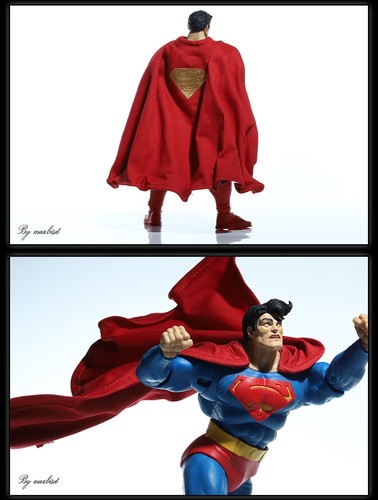 Il Cavaliere Oscuro Returns Superman 7 pollici per Modellino Statua Azione MantelloNuovo - Foto 5 di 19