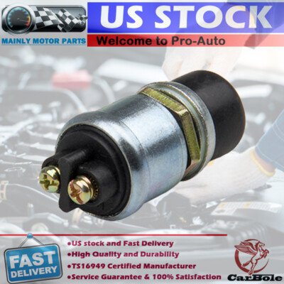 12 Volt Horn Engine Ignition Start Momentary Push-Button Starter Switch 50 Amps