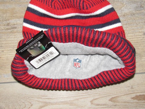 New England Patriots New Era On Field Forrado de Vellón Puños Invierno Sombrero Gorra Para Hombre - Imagen 3 de 3