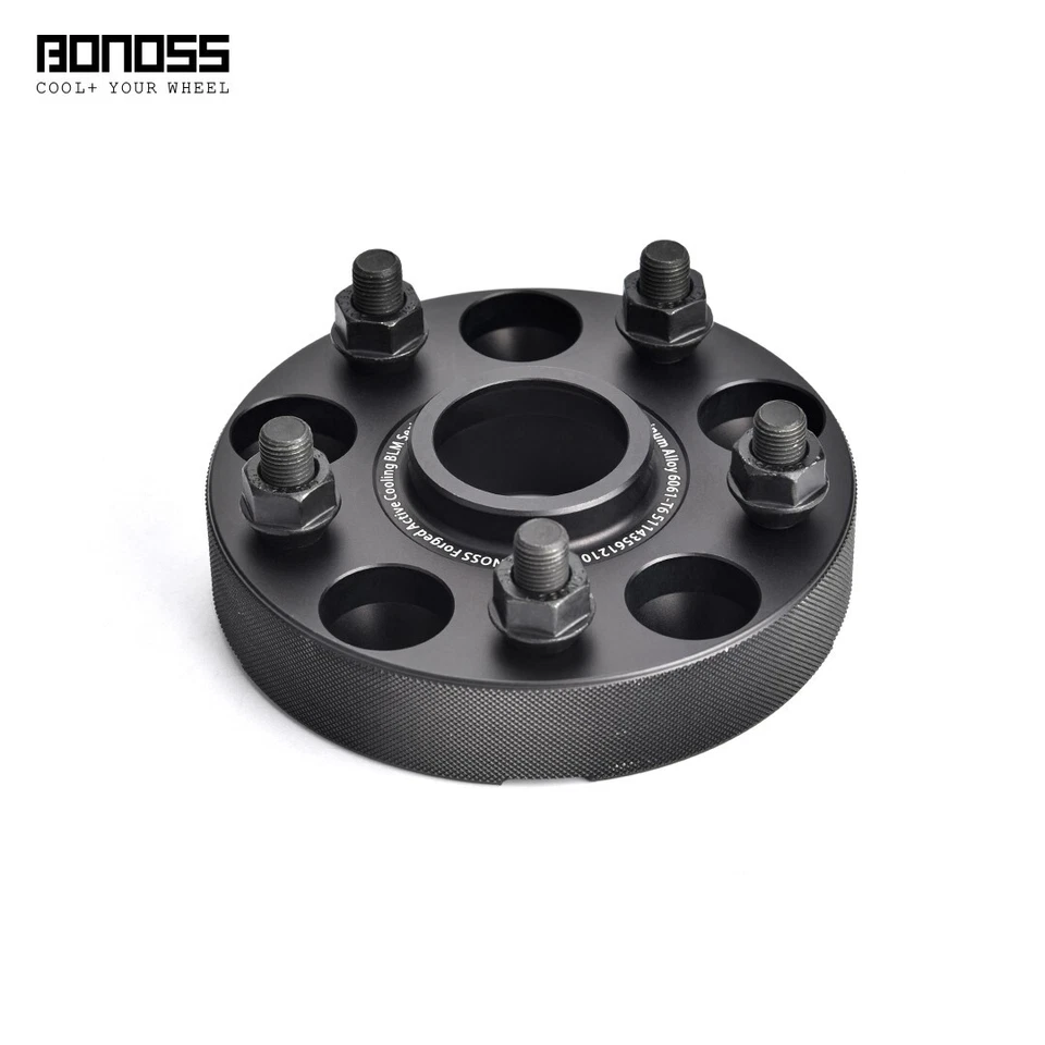 1双30毫米BONOSS黑色阳极氧化轮间隔器适用于起亚Niro 2016-2019 — 第 2/4 张图片