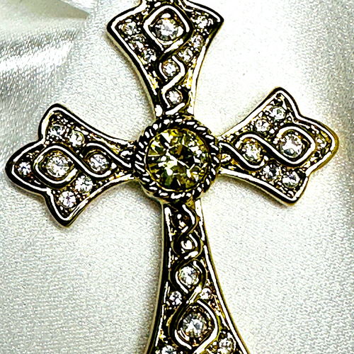 Jackie O Jacqueline Kennedy Citrine Westminster Necklace JBK Camrose Kross - Picture 3 of 10
