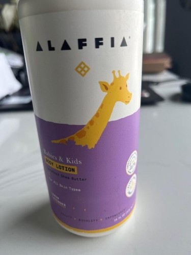 Alaffia Babies & Kids Body Lotion Lemon Lavender w/Shea Butter 16oz 02/26 SEALED - Picture 2 of 10