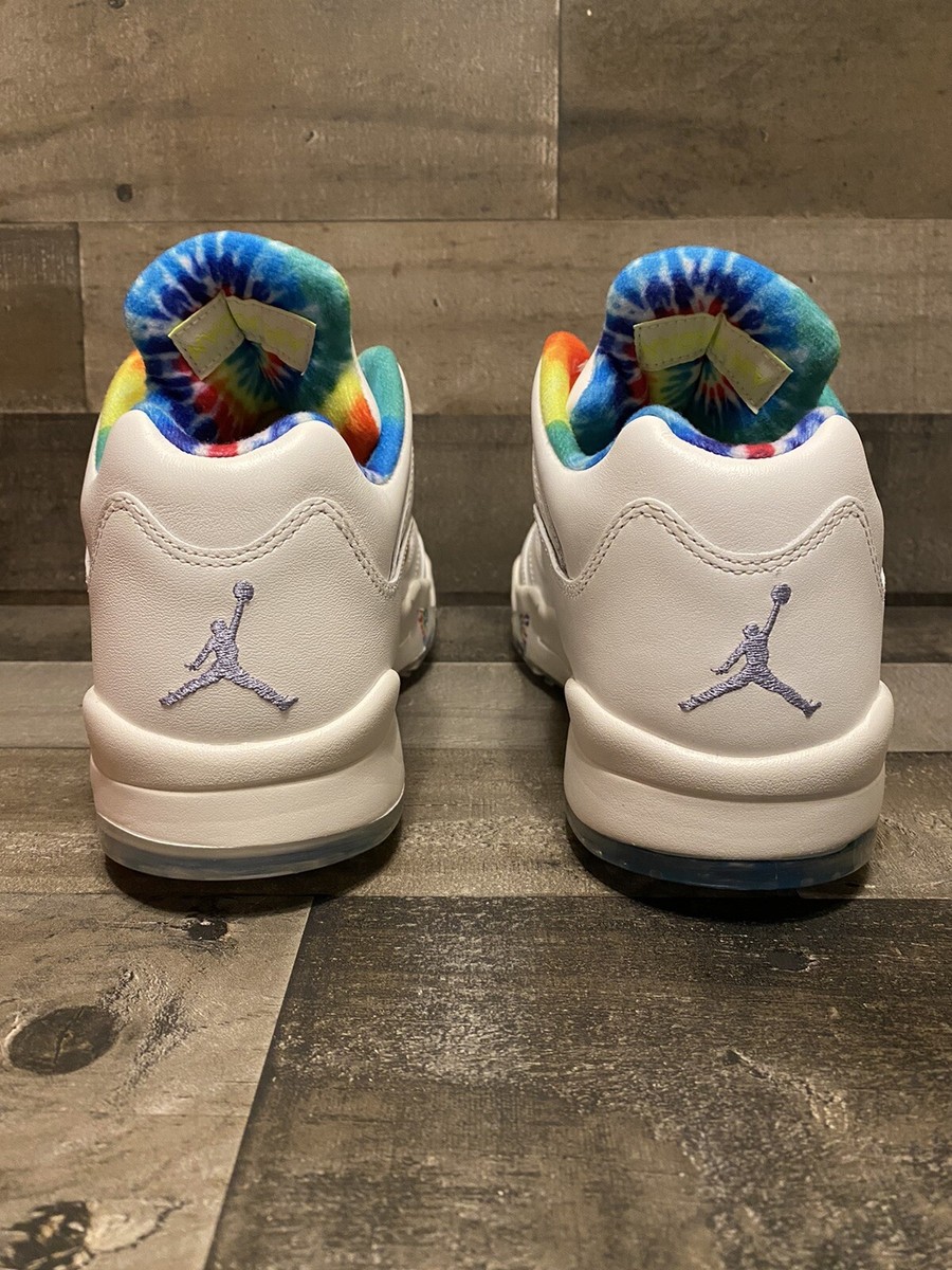 スニーカー NIKE Air Jordan 5 Retro Low Golf Tie Dye 2020 AW FW 20 Air Jordan 5 Low Golf Tie-Dye Peace and Love CW4205-100