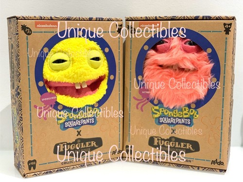 Fuggler Spongebob Squarepants & Patrick Starfish Fugglers Nickelodeon Bundle NEW - Picture 2 of 10