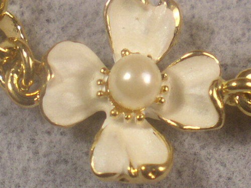 # ...... 3... LOTE DE PIEZAS .COLLARES DE DISEÑO VINTAGE PERLAS DE IMITACIÓN 1007 - Imagen 7 de 9