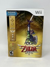 BRAND NEW - Nintendo Wii - Legend Of Zelda Skyward Sword Gold Controller Bundle