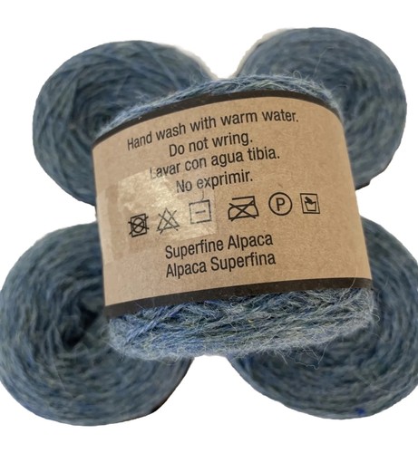 Alpaca Wool 60% Superfine Alpaca 40% Merino Sport Weight Lot -5 Mid Pacific MP01 - Picture 3 of 4