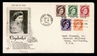 DR WHO 1954 CANADA FDC QEII CORONATION ARTCRAFT CACHET COMBO M69195