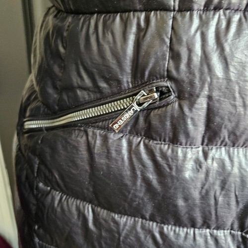 Lands’ End 700 gefütterter Damen-Daunenmantel mit Kapuze schwarz Größe Small 6-8 defekt - Bild 7 von 15