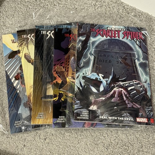BEN REILLY Die scharlachrote Spinne Bände 1-5 - Graphic Novel Set RAR