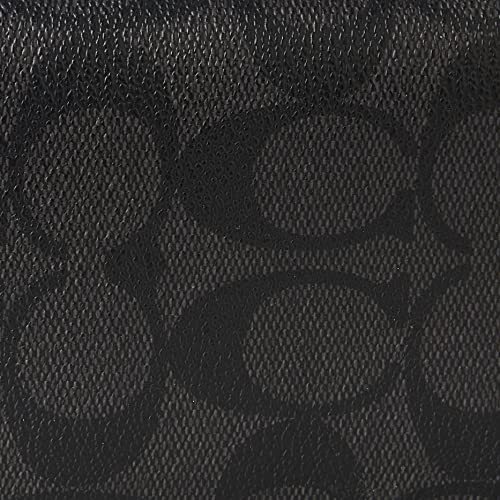 Coach Leder lange Geldbörse 91635 Signatur Herren QBLWO QB/schwarz/schwarz - Bild 3 von 4