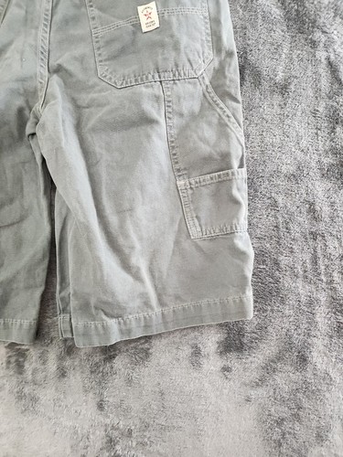 Arizona Boys Mid Rise Chino Brown Khaki Style Shorts Size 14 Regular Fit - Picture 8 of 11