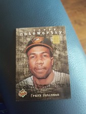 FRANK ROBINSON 2001 TOPPS NOTEWORTHY #TN47 FREE SHIPPING 