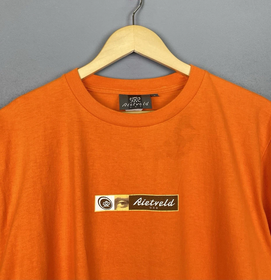 Camiseta de surf vintage Rietveld EE. UU. para hombre talla L Top manga corta humor Mona Lisa Foto 4 de 4