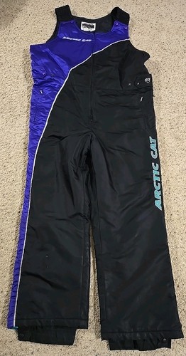 Winter-Latzhose Herren XL Arcticwear Arctic Cat Schneemobil schwarz & lila verstellbar - Bild 1 von 14