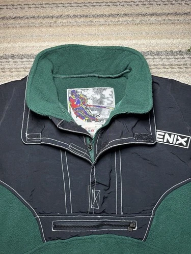 Vtg Phenix Fleece Jacket Mens XL Green Pullover Ski Snowboard Canada Outdoors image 5