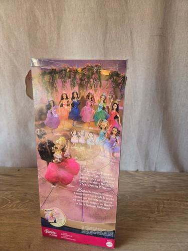 Barbie in den 12 tanzenden Prinzessinnen Puppe Edeline Neu Originalverpackt 2006 Mattel - Bild 2 von 7