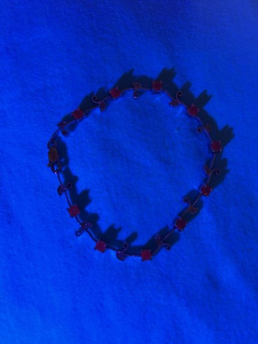Sterling Ruby Bracelet With Diamond Accent - 第 11/12 張圖片