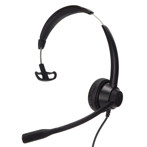 Telephone Headset Clear Comfortable Plug And Play Monaural Traffic Headset W Hot - Zdjęcie 2 z 24