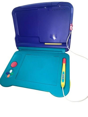 Consola de videojuegos infantil vintage 1994 Sega Pico y 8 juegos sin cables - Imagen 3 de 20