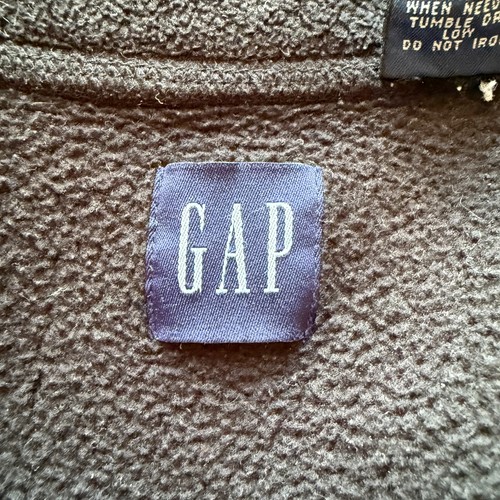GAP Cremallera Sin Mangas Cuello Simulado Negro Chaleco Elástico Con Bolsillos Mujer XS - Imagen 9 de 10
