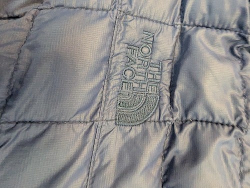 North Face Blue Quilted Jacket Youth Medium - Picture 2 of 8