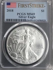 2018 Silver Eagle PCGS MS69 FirstStrike WALKING LIBERTY AMERICAN EAGLE $1 USA