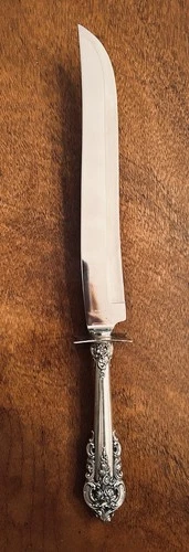 Wallace Grande Baroque Sterling Silver 13-3/4" HH Carving Knife