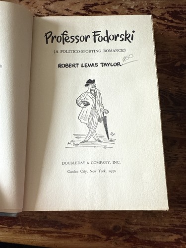 Professor Fedor by Robert Lewis Taylor- From Mgm Reading Department- see photos - Picture 7 of 11