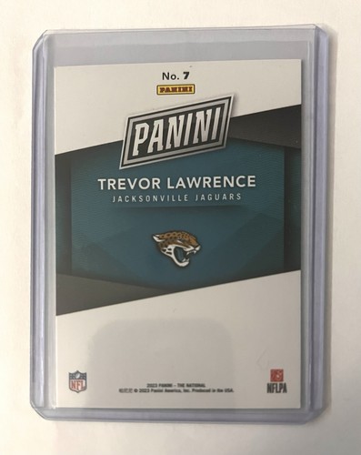 2023 Panini Absolute Trevor Lawrence Purple Rain 1/10 - Picture 6 of 7