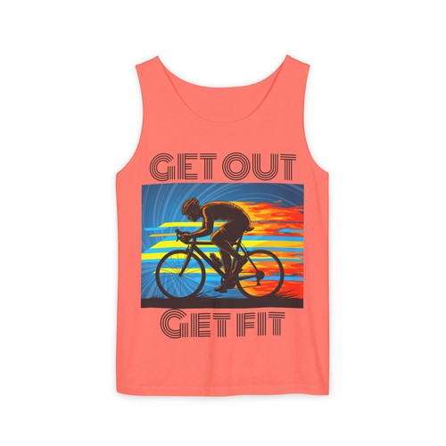 Tank Top, Get Out and Get Fit, Fitness Tank, Workout Top, Exercise Shirt, - Picture 6 of 33