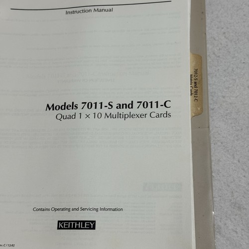 Keithley 7002 Switch System Mainframe 10-Slot IEEE-488 GPIB Powers On + Manual - Picture 16 of 17