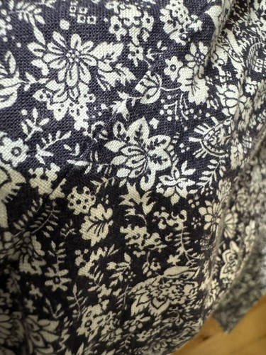 Abito vintage Mindy Malone stile prateria MIDI floreale misto cotone tasche S - Foto 23 di 24