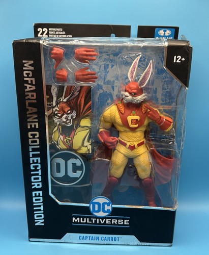 McFarlane DC Multiverse Collector Edition Captain Carrot 7" Figur Neu BOX WEAR